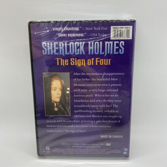 The Return of Sherlock Holmes - The Sign of Four (DVD, 2003) Brand New Rare OOP - Picture 6 of 6